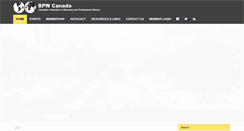 Desktop Screenshot of bpwcanada.com
